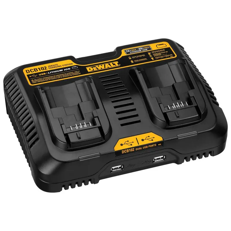 Szybka ładowarka DEWALT 12-20V MAX DCB102 z podwójnym portem