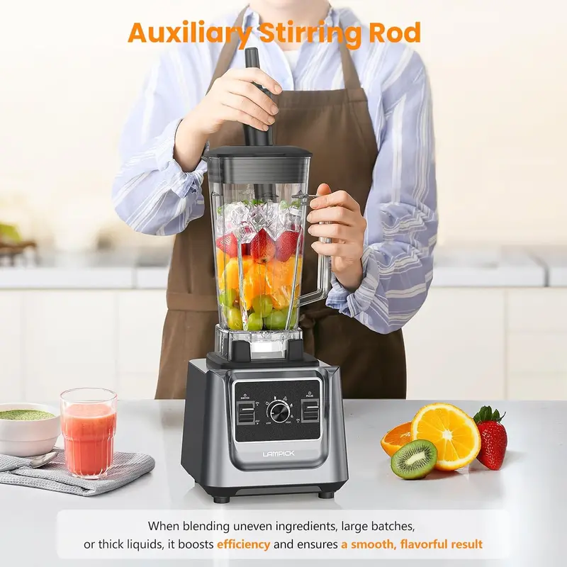 Mocny blender kuchenny 2000 W – 35 000 obr./min do pożywnych koktajli