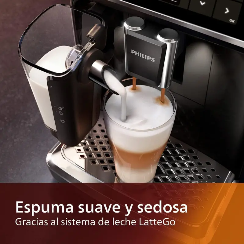 W pełni automatyczny ekspres do kawy Philips serii 5400 z systemem mleka LatteGo