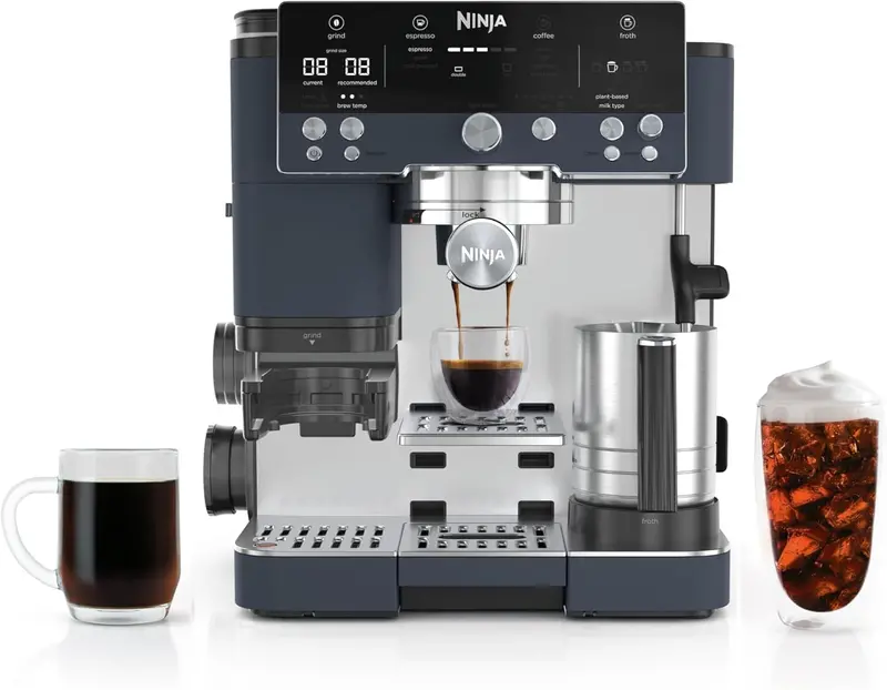 Ekspres do kawy Ninja Luxe 3 w 1 – Espresso, kawa filtrowana, cold brew + wbudowany młynek do kawy