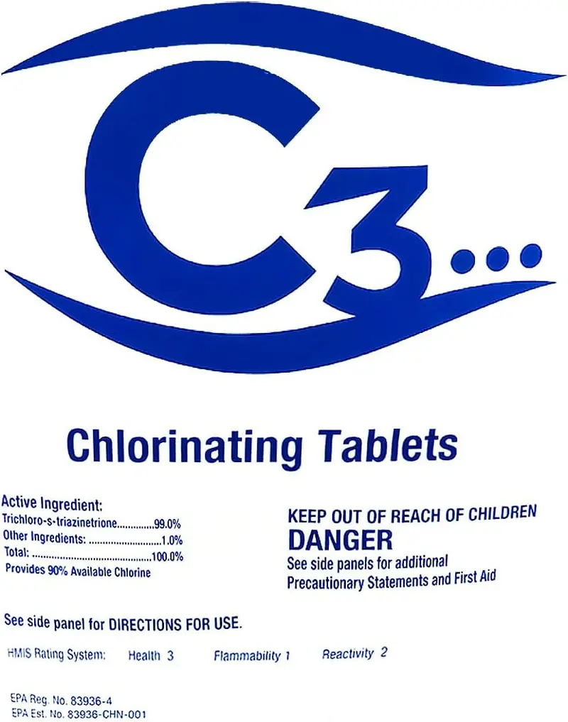 Tabletki stabilizowanego chloru C3 3