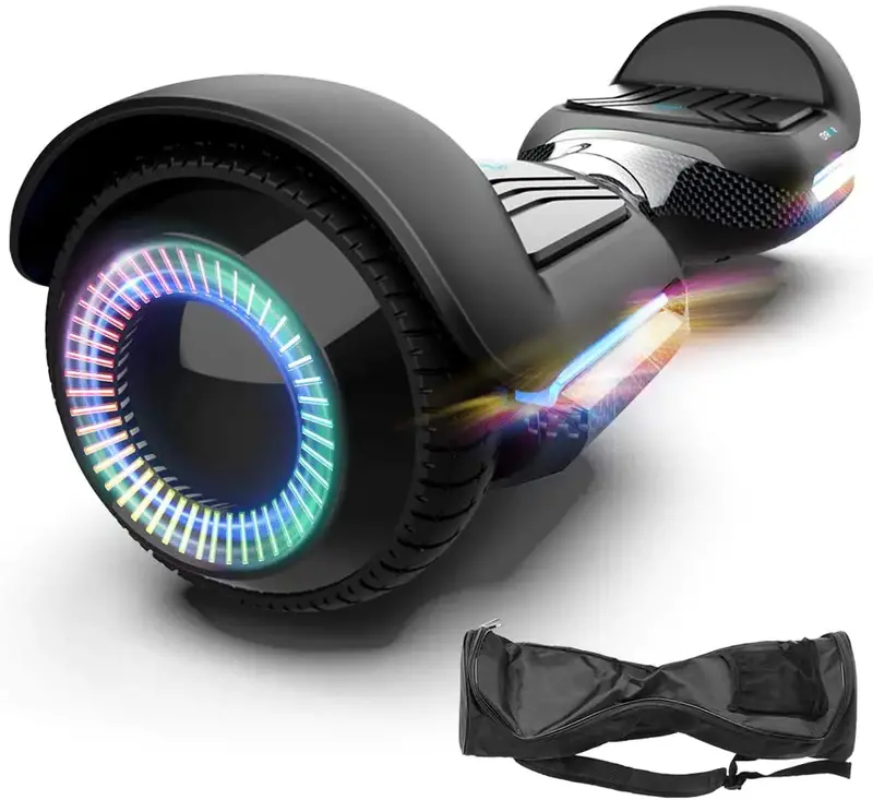 6,5-calowy inteligentny hoverboard z głośnikiem Bluetooth, sterowaniem za pomocą aplikacji i certyfikatem UL2272