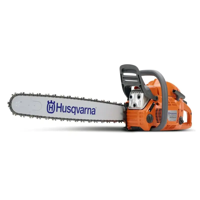 Pilarka łańcuchowa spalinowa Rancher 460 – silnik X-Torq o pojemności 60,3 cm3, ostrze o długości 61 cm do wycinki i przycinania drzew.