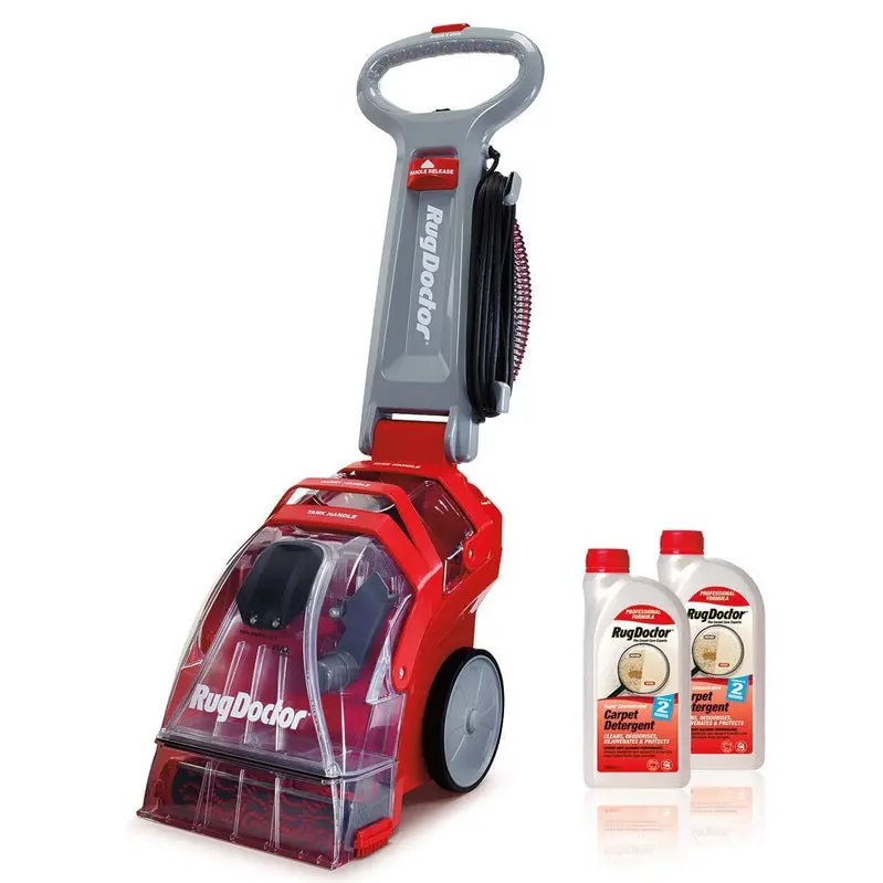 Środek czyszczący do dywanów Rug Doctor Deep Clean z dwiema butelkami po 1 litrze płynu czyszczącego