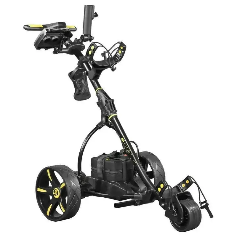 Wózek golfowy elektryczny Bat Caddy X3R z akumulatorem litowo-jonowym – srebrny wózek z pilotem do bezproblemowych rund