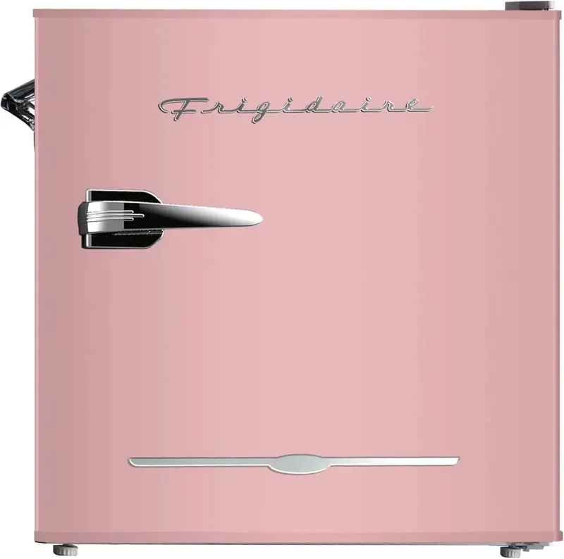 Lodówka Frigidaire EFR176 Moonlight o pojemności 1,6 stopy sześciennej, w stylu retro, z szufladą chłodzącą i wbudowanym otwieraczem do butelek – idealna do pokojów studenckich, biur lub małych pomieszczeń.