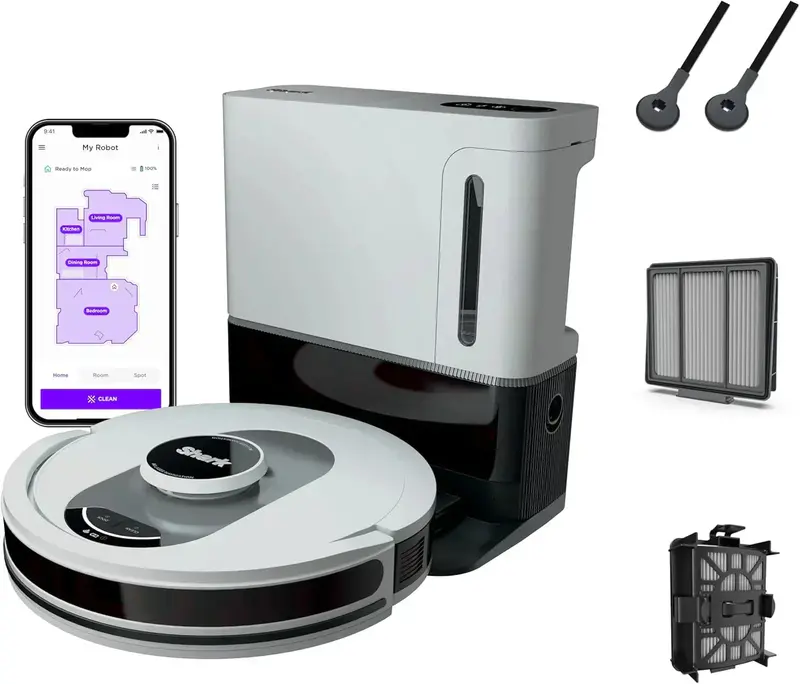 Inteligentny robot odkurzający z asystentem głosowym i mapą domu w czasie rzeczywistym – system nawigacyjny Matrix Clean
