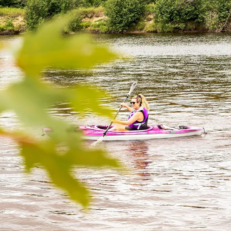 Pelican Argo 100X EXO 3-metrowy kajak sit-kayak z torbą termiczną Exo – lekki i stabilny – Stardust
