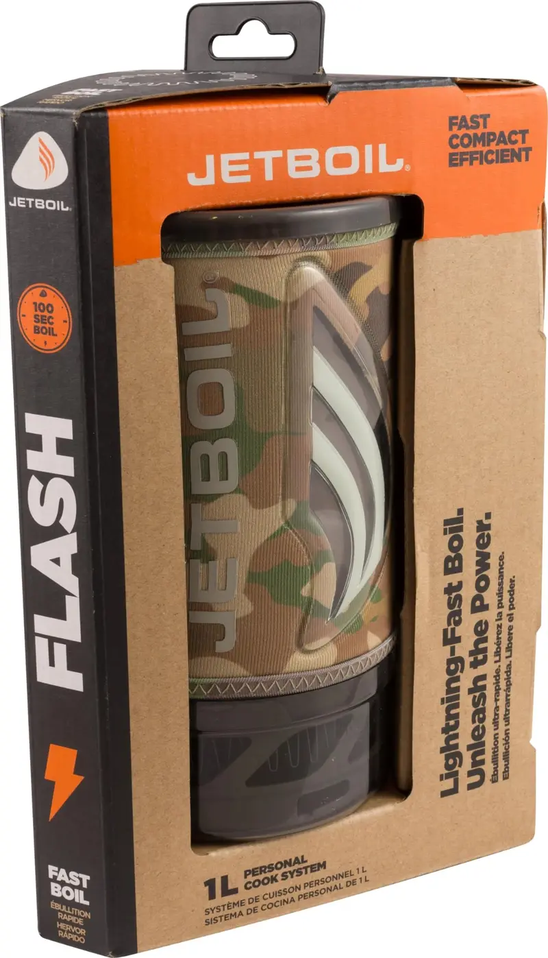 Jetboil Flash Cooking System – szybkowar dla turystów z wbudowanym garnkiem i pokrywką