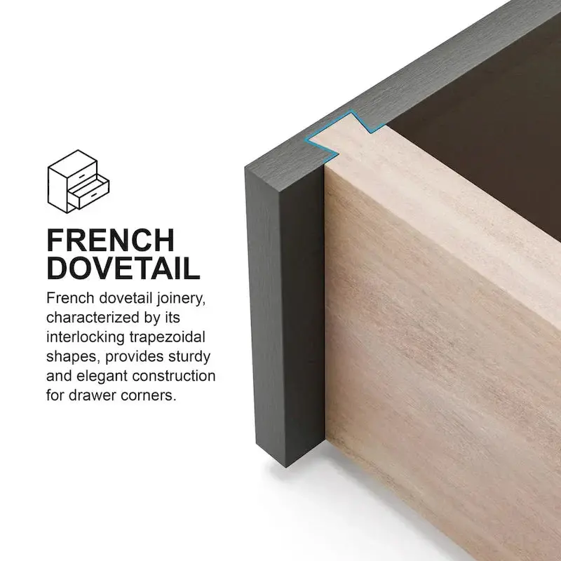 Komplet sypialniany Eugene marki Furniture of America – tradycyjna kolekcja składająca się z 3 elementów w kolorze ciemnej wiśni.