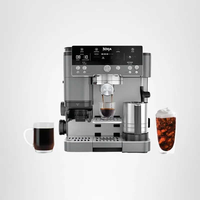 Ekspres do kawy Ninja Luxe 3 w 1 – Espresso, kawa filtrowana, cold brew + wbudowany młynek do kawy