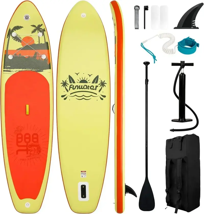 FunWater Ultralight nadmuchiwana deska SUP – wygodna w podróży deska SUP z kompletnym zestawem akcesoriów