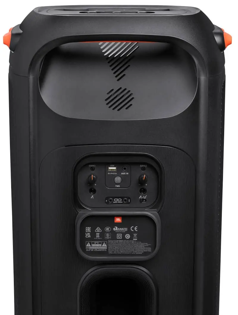 JBL PARTYBOX 710 CZARNY PRZENOŚNY GŁOŚNIK IMPREZOWY Z MOCĄ 800 W RMS I ZINTEGROWANYM OŚWIETLENIEM