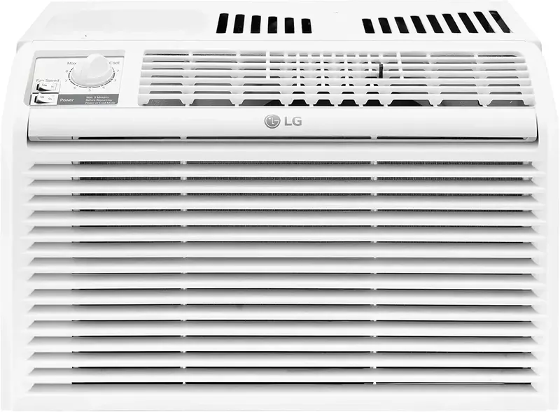 Klimatyzator okienny LG 5000 BTU — wyjątkowo cichy, napędzany mechanicznie agregat do małych pomieszczeń i biur