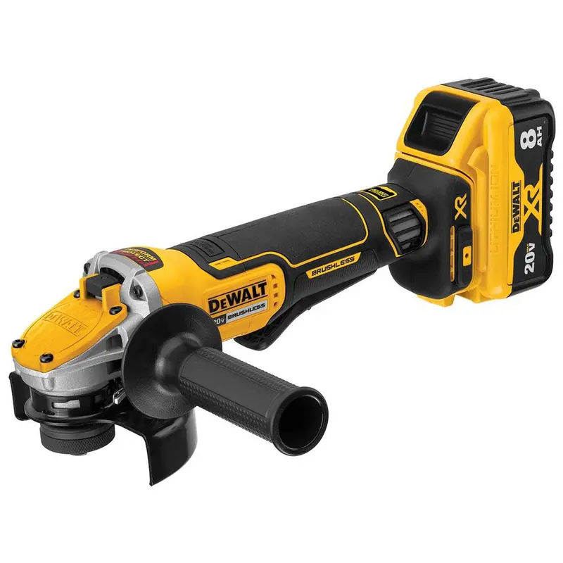Zestaw szlifierki kątowej DEWALT 20V MAX* POWER DETECT XR bezszczotkowej, 4-1/2-5 cali DCG415W1 firmy DEWALT