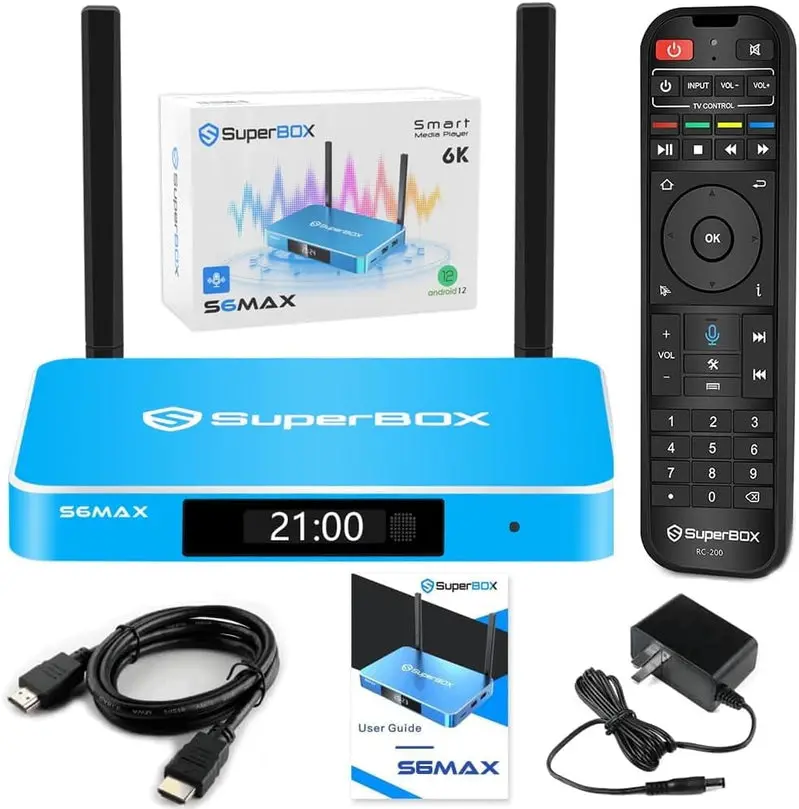 Odkurzacz robotyczny Superbox S6 Max – wyświetlanie mapy w rozdzielczości 6K Ultra HD, kompatybilny ze sterowaniem głosowym
