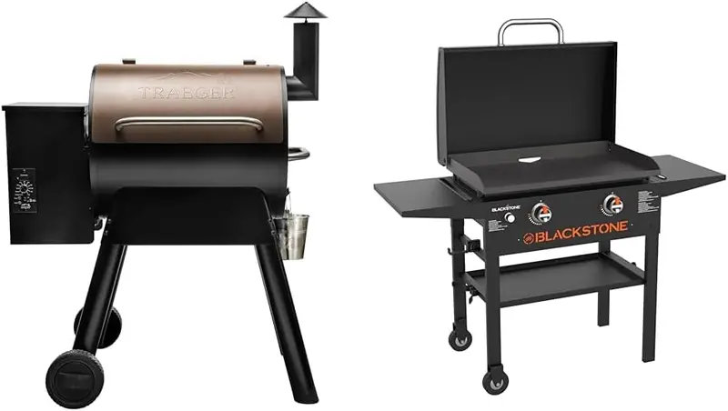 Grill i wędzarnia na pellet drzewny Traeger Pro 22, zapłon elektryczny, kompatybilny z WiFIRE™, wykończenie w kolorze brązowym