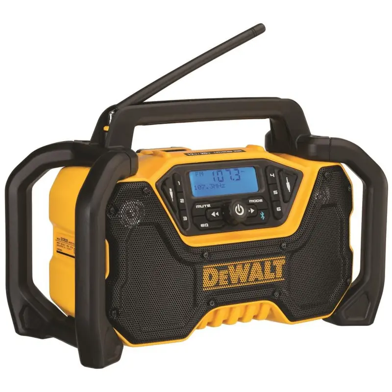 Radio bezprzewodowe Bluetooth DEWALT 12V/20V MAX do użytku na placu budowy DCR028B firmy DEWALT