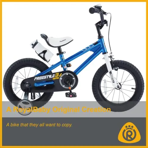 Rower dziecięcy Royalbaby Freestyle BMX z kółkami bocznymi i stojakiem