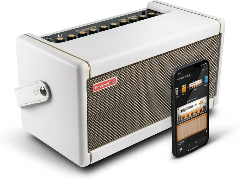 Wzmacniacz combo Pearl o mocy 40 W do ćwiczeń z gitarą elektryczną i akustyczną basową z aplikacją Spark