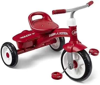 Radio Flyer Red Rider Trike – trójkołowy rower terenowy dla dzieci w wieku od 2,5 do 5 lat (dostępny wyłącznie na Amazon)
