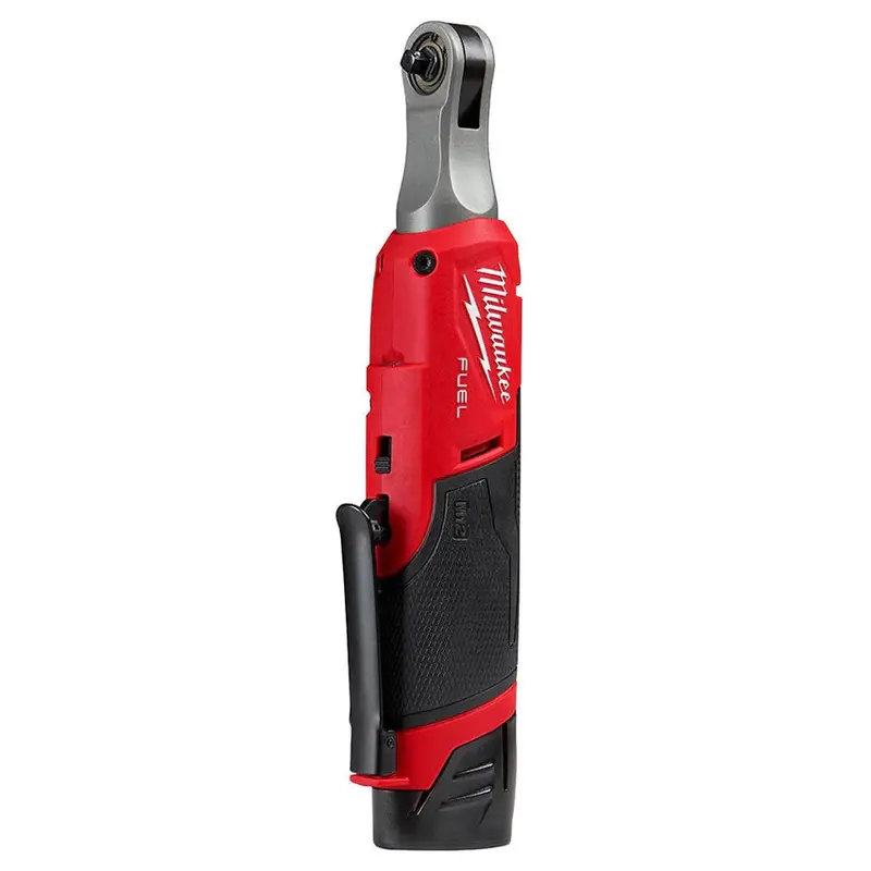 MILWAUKEE M12 FUEL Grzechotka akumulatorowa o dużej prędkości 1/4 cala – Kompaktowe elektronarzędzie bezszczotkowe z funkcją precyzyjnego dokręcania