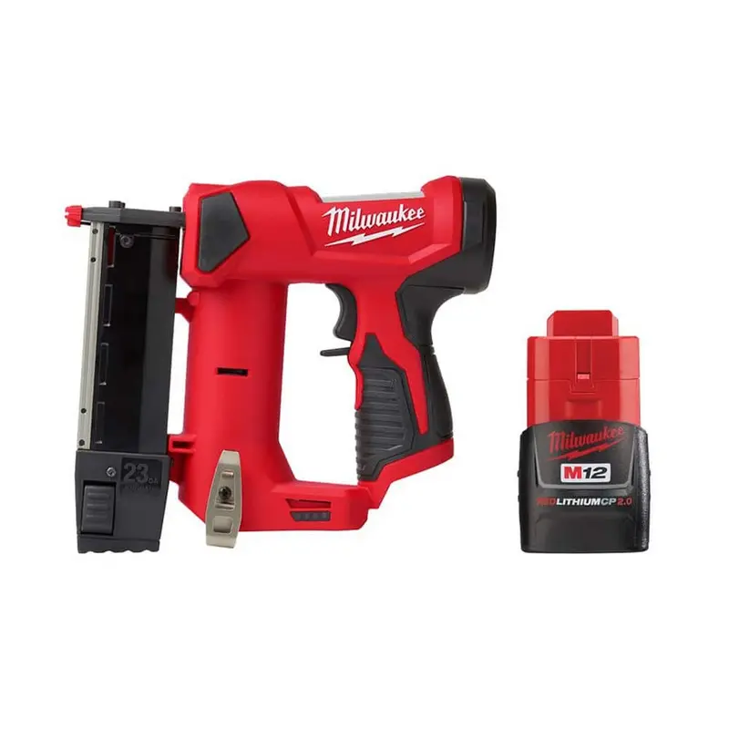 Bezprzewodowa gwoździarka akumulatorowa litowo-jonowa Milwaukee M12 12 V, 23 mm, z akumulatorem M12 2,0 Ah 2540-20-48-11-2420