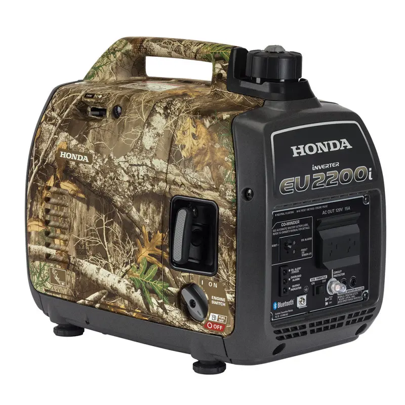 Generator inwerterowy benzynowy Honda Camo 121cc 2200W z czujnikiem CO EU2200ITAN3