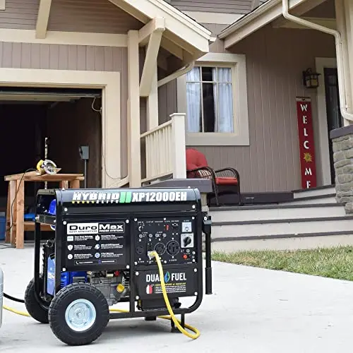 Generator DuroMax XP12000EH – 12000 W, zasilany benzyną lub propanem, do awaryjnego zasilania domu