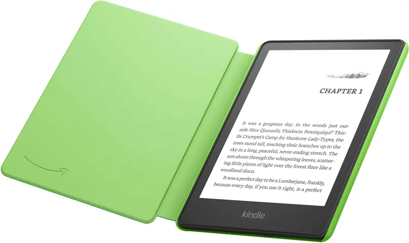 Kindle Paperwhite Kids – 6,8-calowy czytnik e-booków z ekranem antyodblaskowym, 16 GB pamięci masowej i etui przyjaznym dla dzieci
