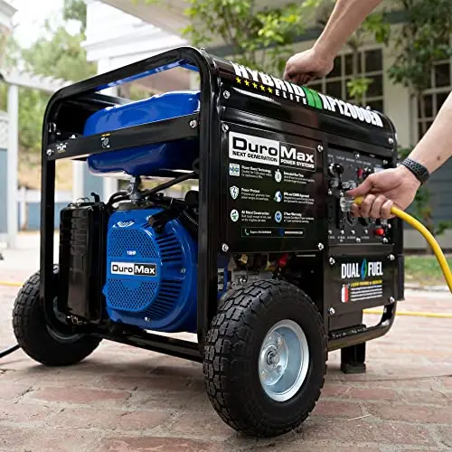 Generator DuroMax XP12000EH – 12000 W, zasilany benzyną lub propanem, do awaryjnego zasilania domu