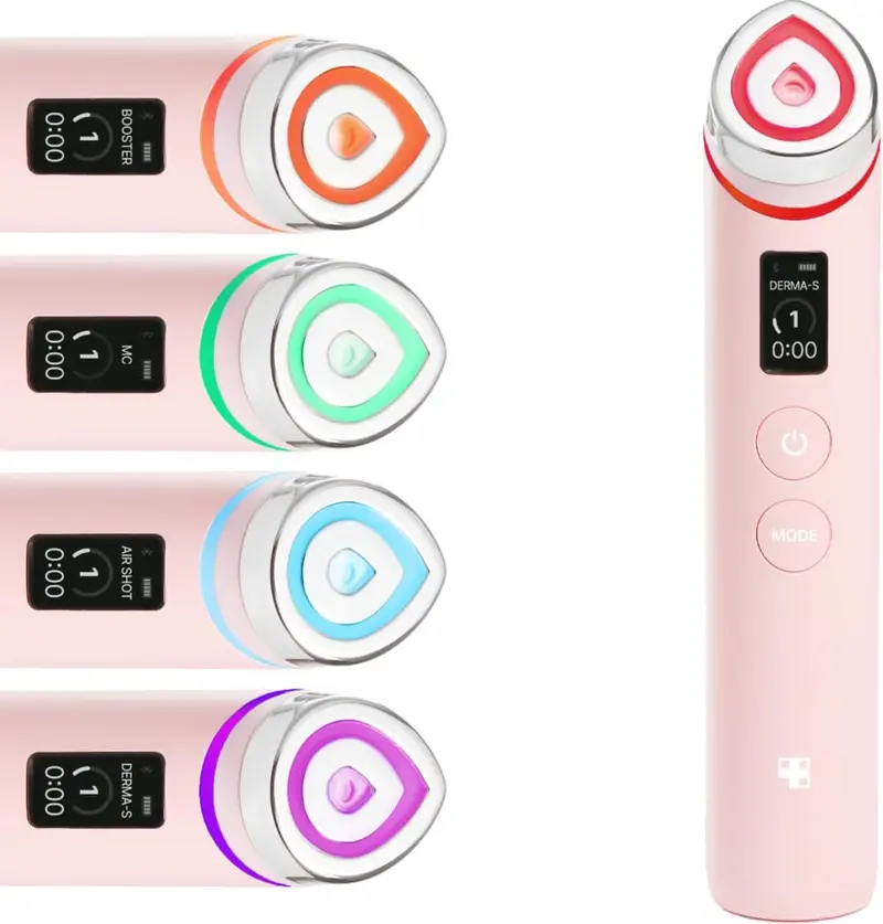 meducube Booster Pro Glow Massager – 6-w-1 szklane urządzenie do pielęgnacji twarzy dla promiennej skóry