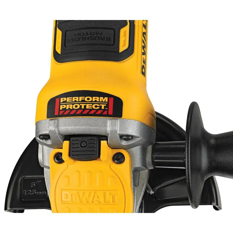 Zestaw szlifierki kątowej DEWALT 20V MAX* POWER DETECT XR bezszczotkowej, 4-1/2-5 cali DCG415W1 firmy DEWALT
