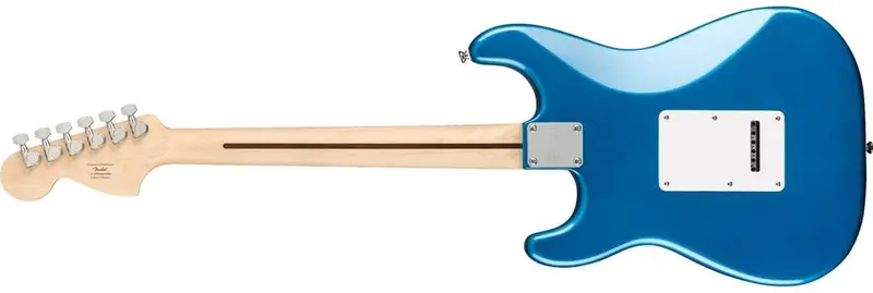Zestaw Squier by Fender Affinity Stratocaster, HSS, gryf klonowy, kolor Lake Placid Blue, w tym wzmacniacz i akcesoria