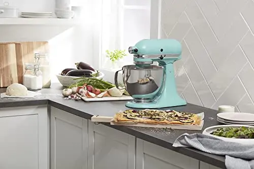 Mikser stojący KitchenAid Artisan z głowicą odchylaną – pojemność 5 litrów z opcjonalną osłoną przed rozpryskiwaniem dla kontrolowanego mieszania