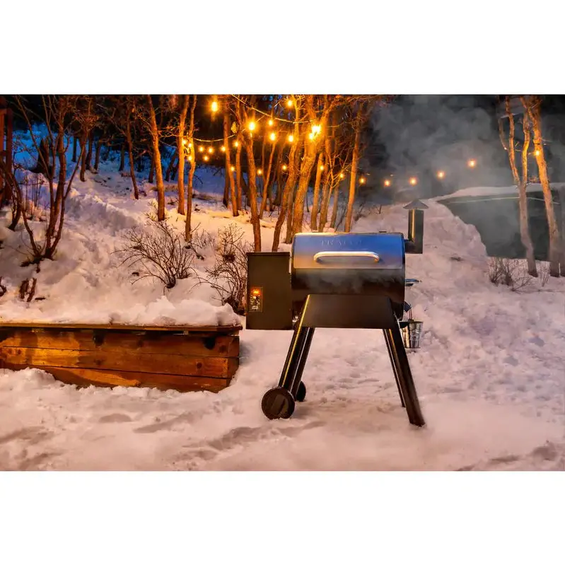 Grill pelletowy Pro Series 22-calowy z brązu z precyzyjną kontrolą temperatury