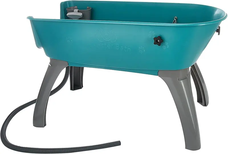 Podniesiona stacja do kąpieli dla zwierząt Booster Bath X-Large – ergonomiczna, niebieska platforma do mycia