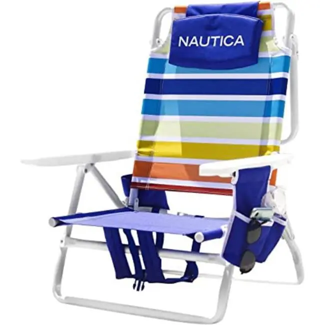Krzesło plażowe Nautica NTBC23RJ z 5 pozycjami, Rainbow J-class