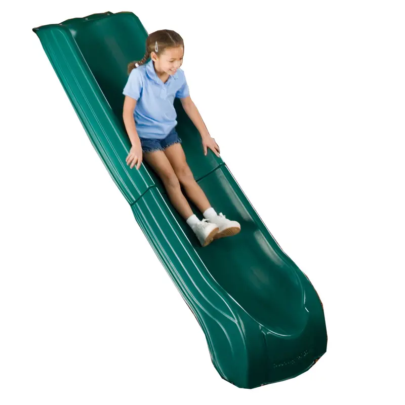 Zjeżdżalnia Summit 4-stopowa Swing-N-Slide z dożywotnią gwarancją, zielona