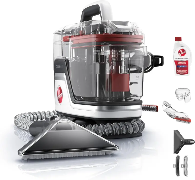Hoover CleanSlate Plus Cleaner – przenośny odkurzacz do dywanów i tapicerki z akcesoriami do różnych dysz