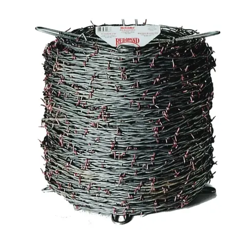 Drut kolczasty Red Brand 70476, długość 402 metrów, grubość 12,5, rozstaw kolców 10 cm, ocynkowana stal