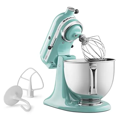 Mikser stojący KitchenAid Artisan o pojemności 5 litrów z funkcją pochylania – mikser ze stali nierdzewnej z zabezpieczeniem przed rozlaniem i 10 ustawieniami prędkości