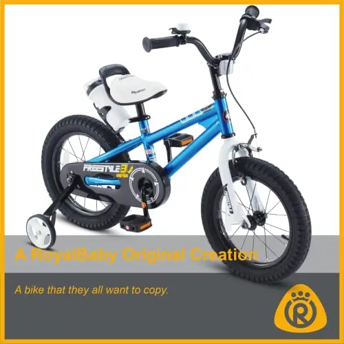 Rower dziecięcy Royalbaby Freestyle BMX z kółkami bocznymi i stojakiem