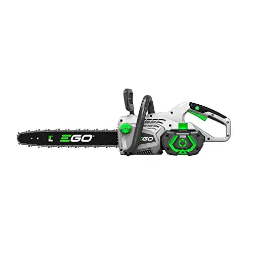 Piła łańcuchowa akumulatorowa EGO Power+ 16″ 56 V, niskie wibracje, w zestawie akumulator 5,0 Ah