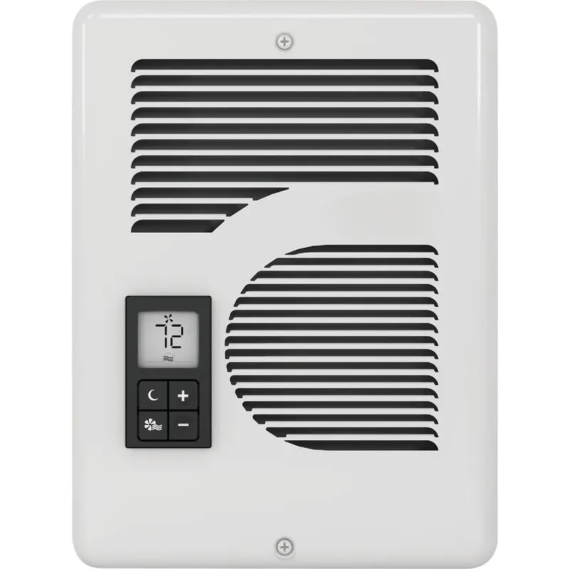 Cyfrowy grzejnik ścienny Cadet Energy Plus – wielonapięciowy (120 V/208 V/240 V), wykończenie w kolorze białym