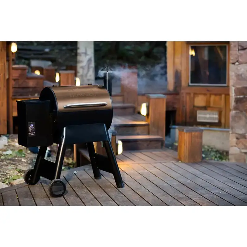 Grill pelletowy Pro Series 22-calowy z brązu z precyzyjną kontrolą temperatury