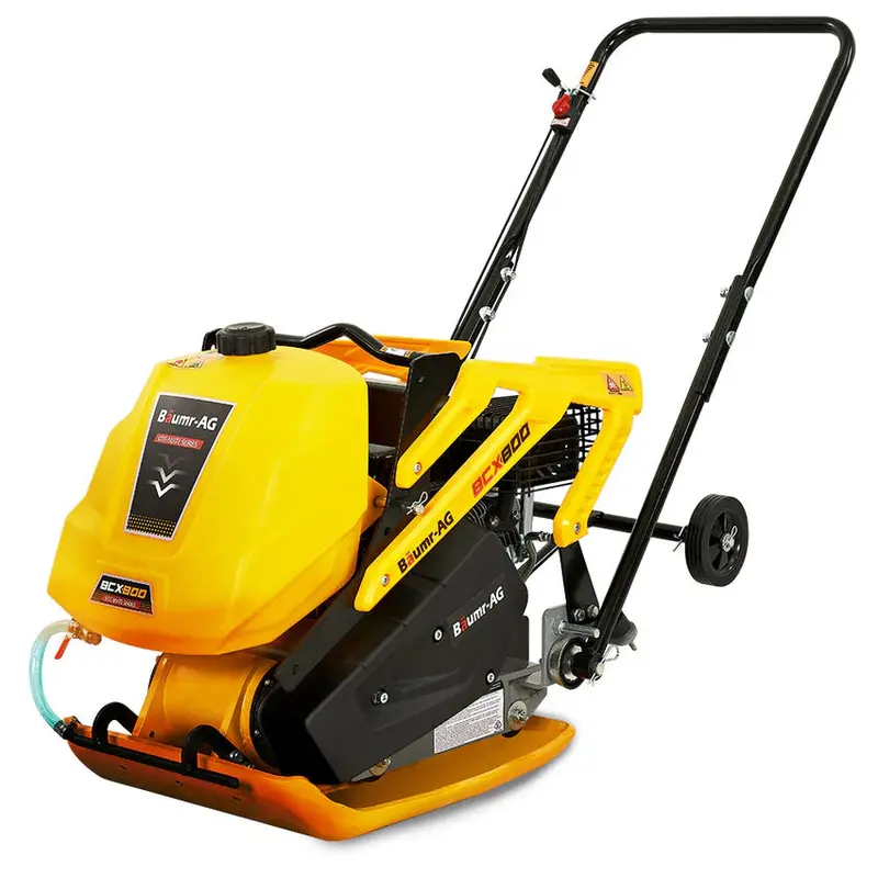 Płyta wibracyjna BAUMR-AG BCX-800 – 7,0 KM, 400x545 mm, 111 kg, zintegrowany system nawadniania