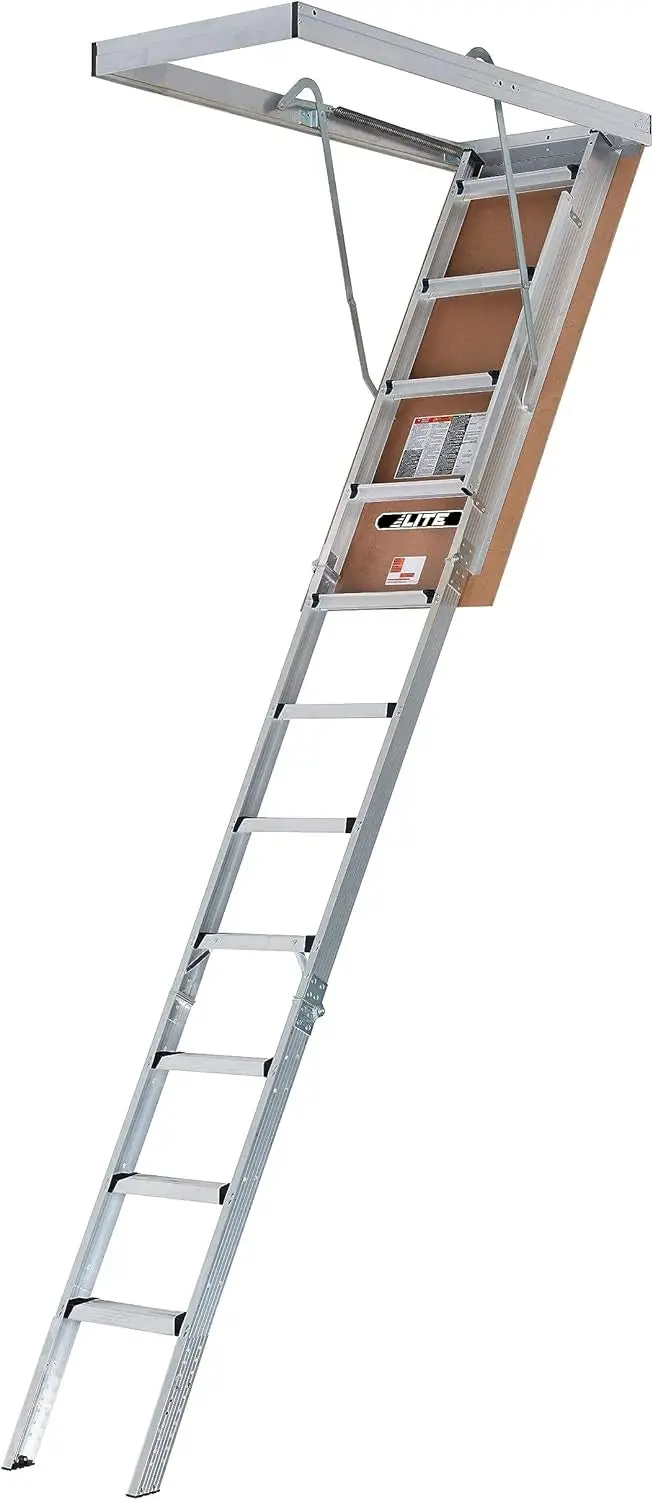 Schody strychowe aluminiowe LITE o długości 3 metrów – klasyfikacja użytkowa IAA, udźwig 170 kg