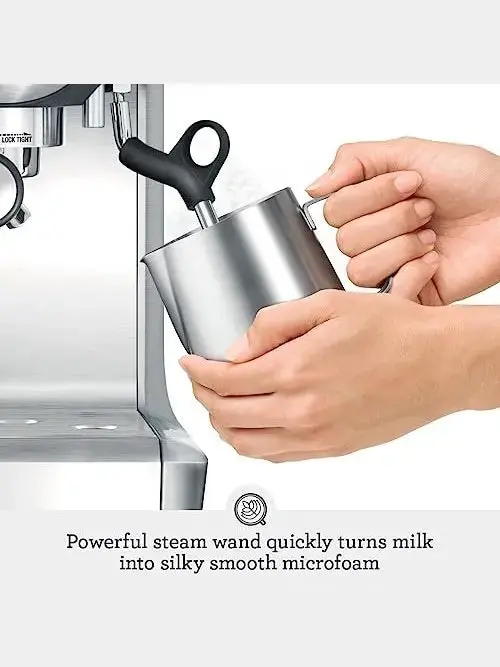 Półautomatyczny ekspres do kawy Breville Barista Express BES870XL z wbudowanym młynkiem, wykończenie ze stali nierdzewnej