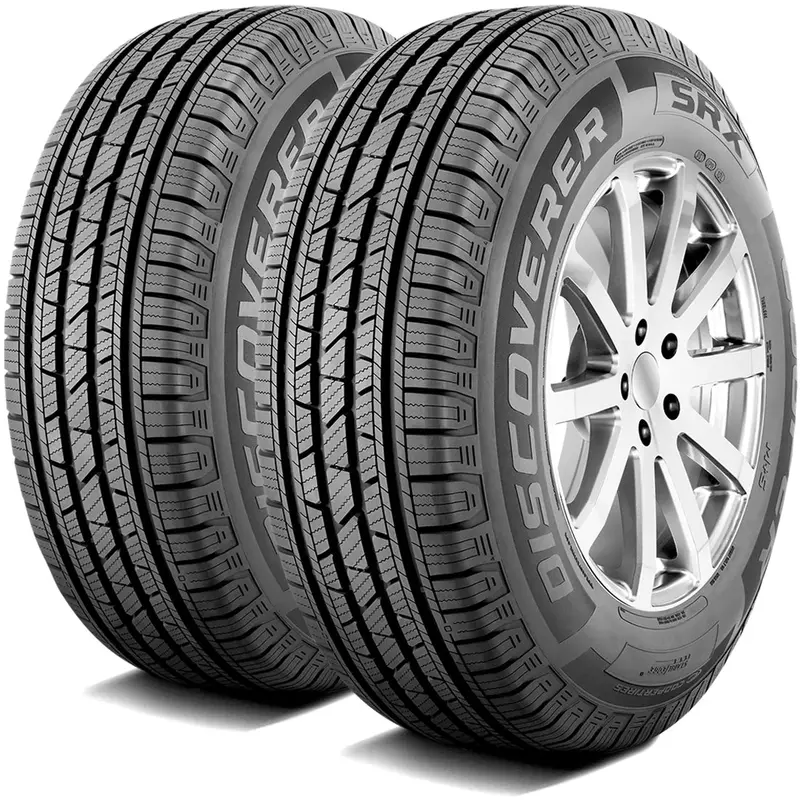 Opony całoroczne Cooper Discoverer SRX (235/60R18, 107V XL) Zestaw 2 szt. do samochodów Honda CR-V EX-L i Odyssey Touring Elite